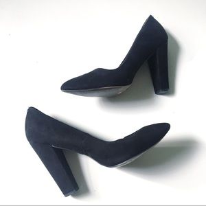 ALDO Black Suede High Heels